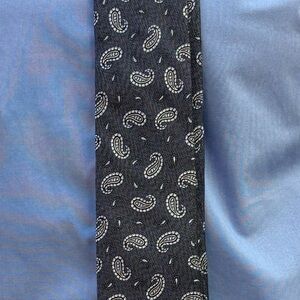 Jos A Bank 1905 Silk Blue Paisley Men's Gorgeous Necktie Tie